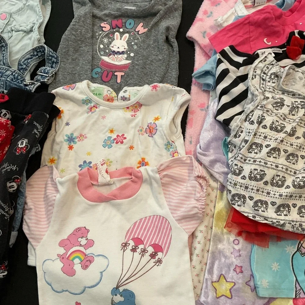 Mixed Brands Outfit Lot Girls 2T Pants Shorts Dresses 20pc Disney Minnie Frozen